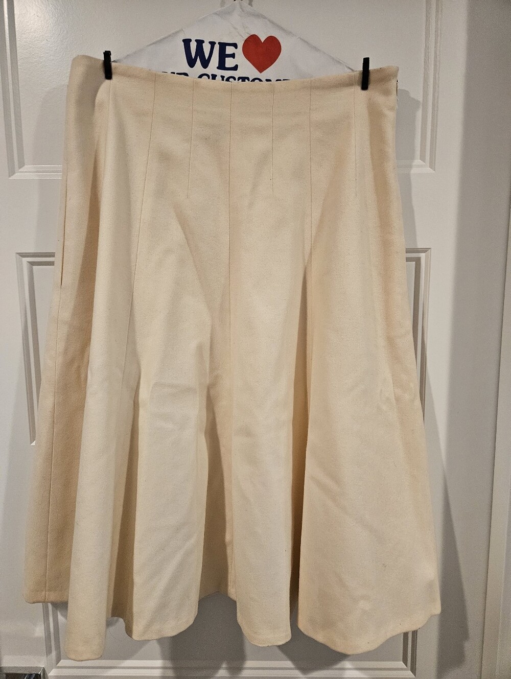 Ralph Lauren 100% Wool Midi Skirt (Sz 10)